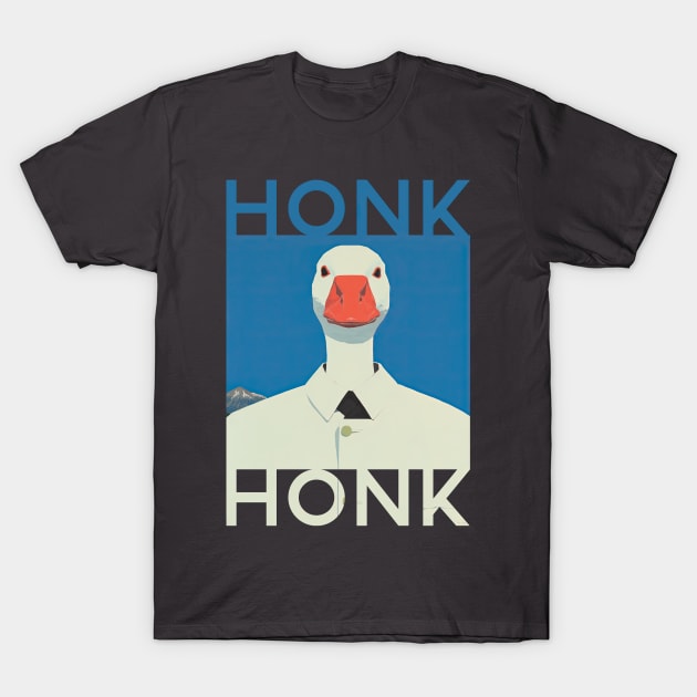 Goose Meme Honk Honk T-Shirt by DustedDesigns